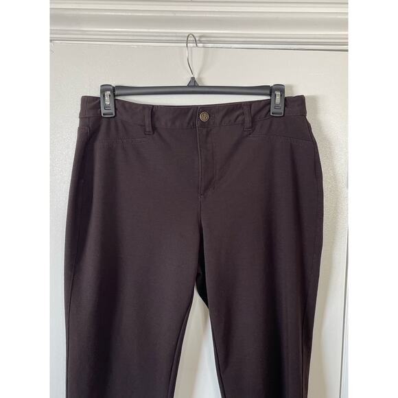 Ladies Croft & Barrow Brown Stretch Pants Size 14 - Picture 2 of 6